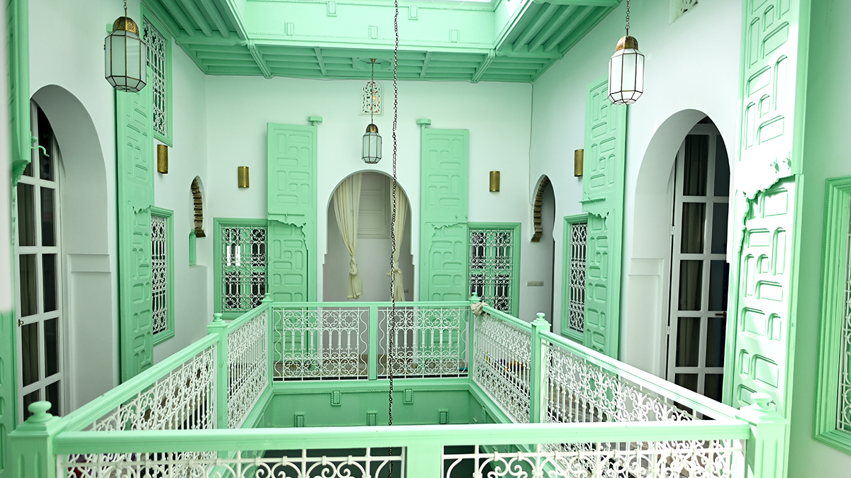Architecture intérieure du riad